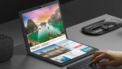 Na smartphones nu ook laptops met opvouwbaar scherm
