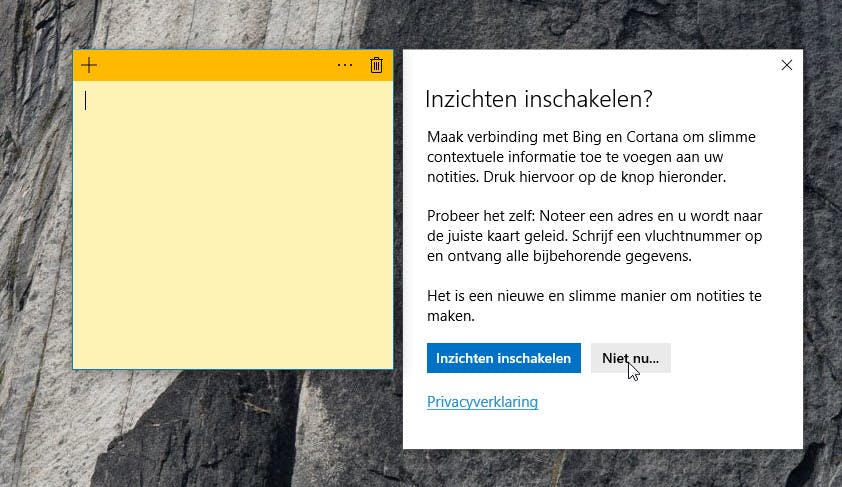 Microsoft ook mee laten lezen met notities hoeft wat ons betreft niet zo