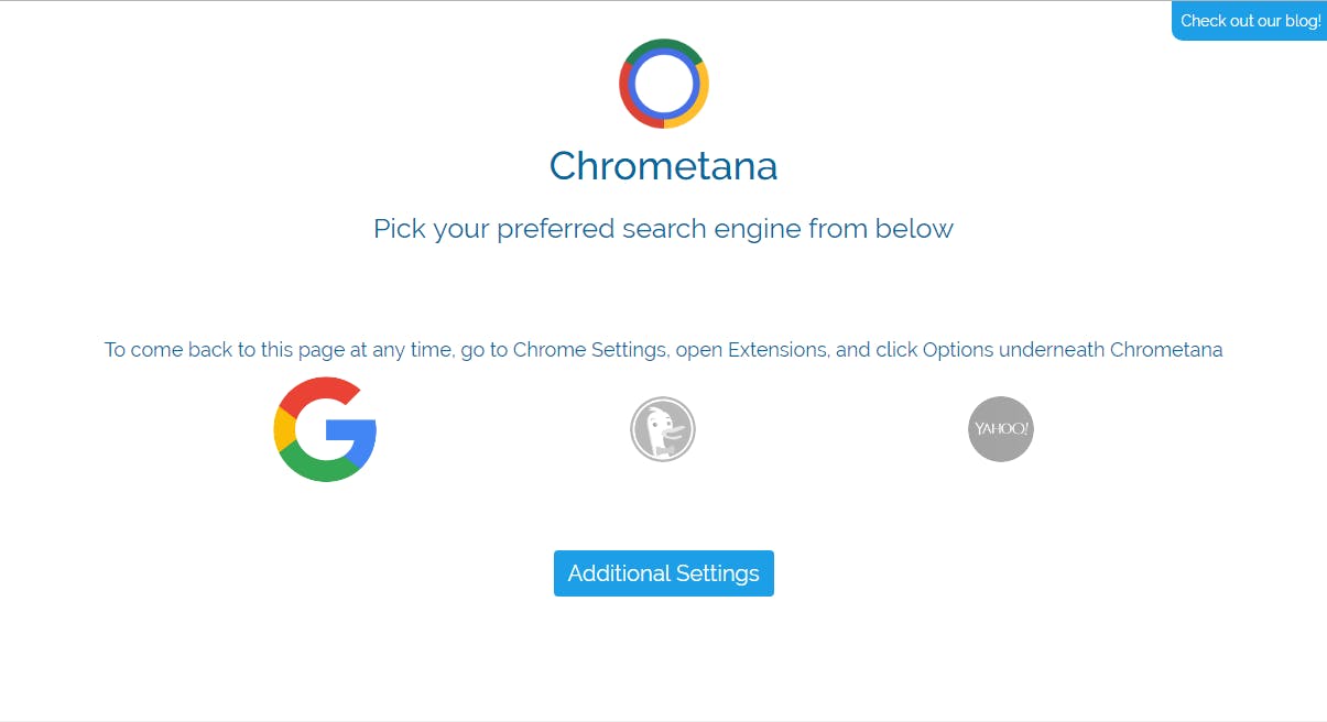 Chrometana, bing, chrome, google, zoekmachine