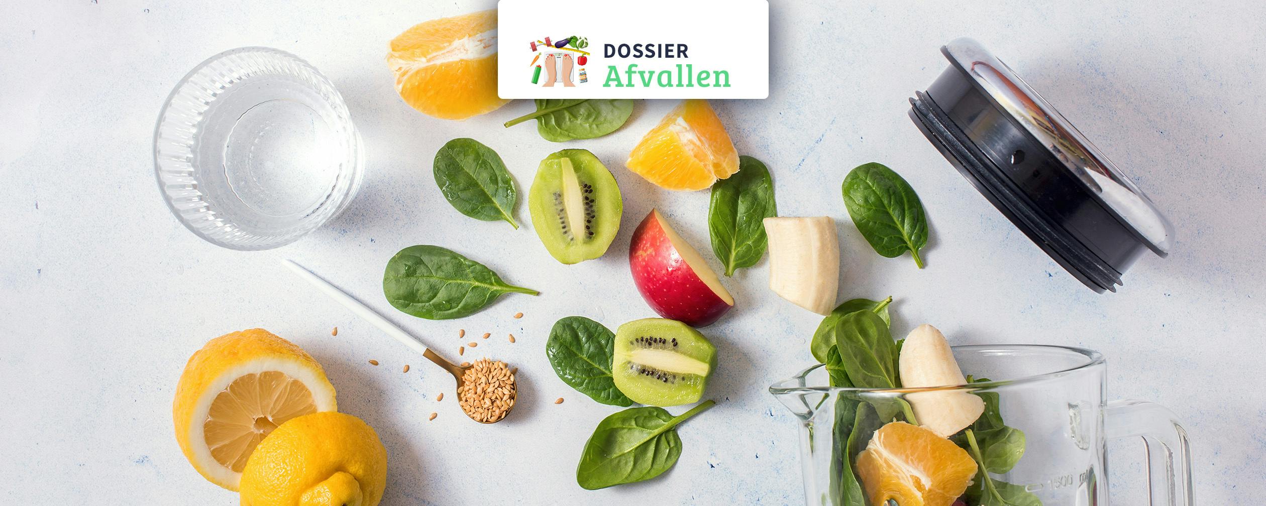 Blender met fruit erin