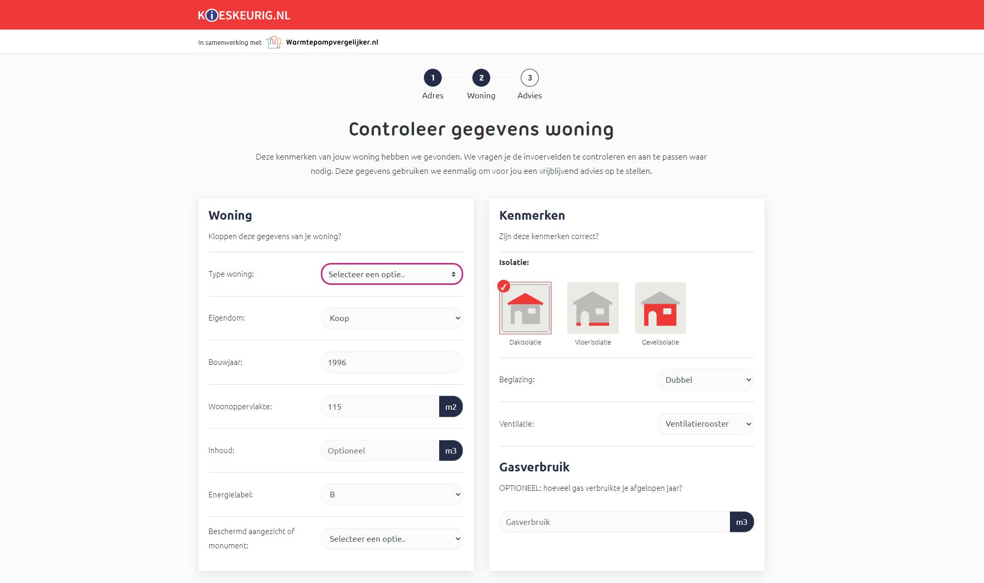 Zo werkt de Warmtepompvergelijker