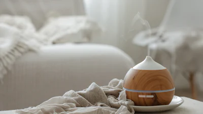 De diffuser: luchtbevochtiger en aroma-verspreider in één