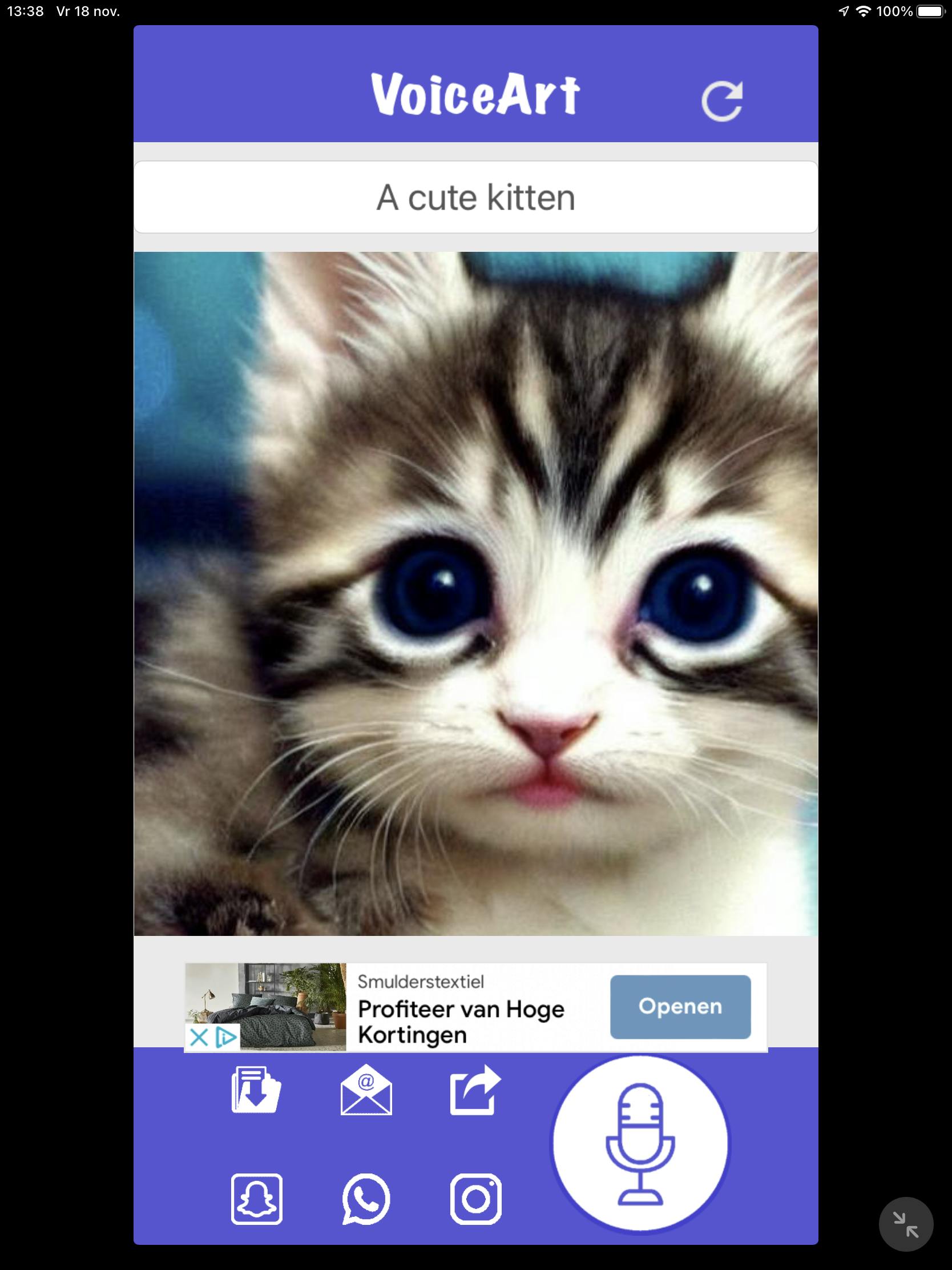 De eenvoudigste manier om SD te gebruiken is via VoiceArt.