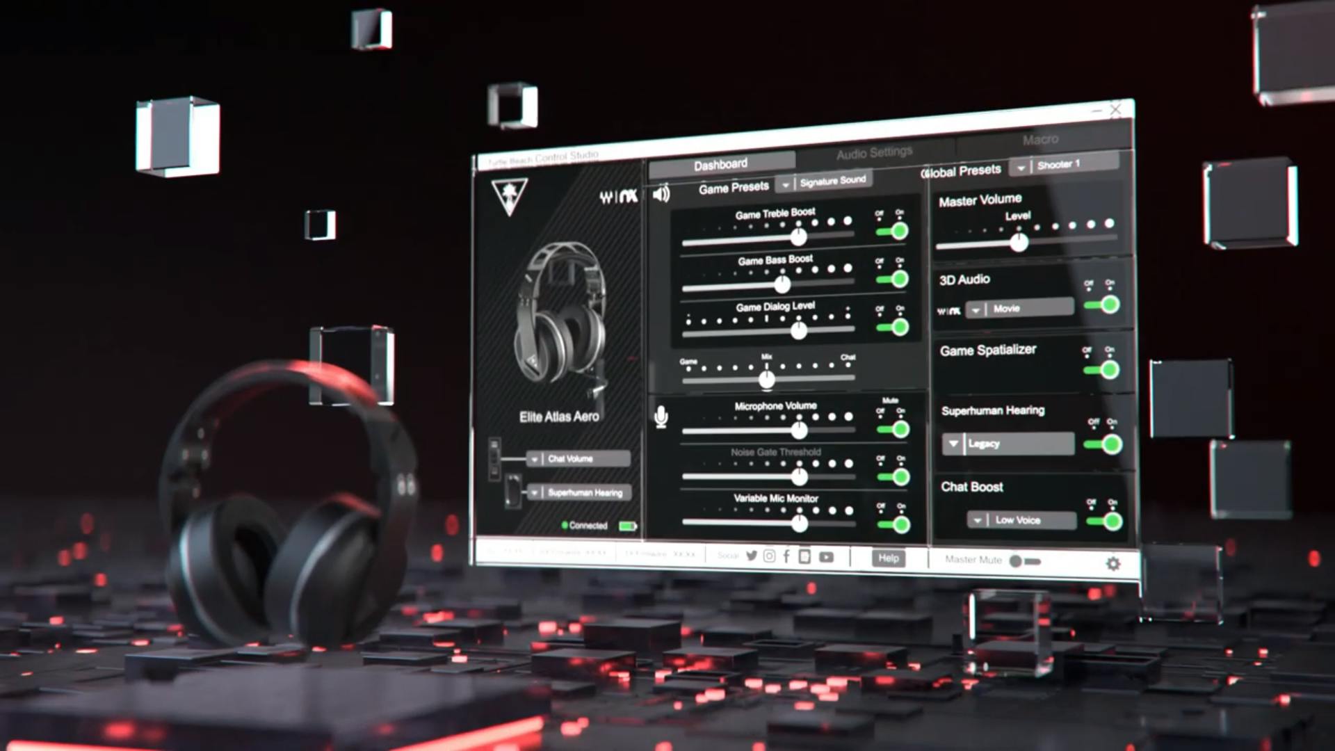 Turtle beach elite atlas aero shop control studio