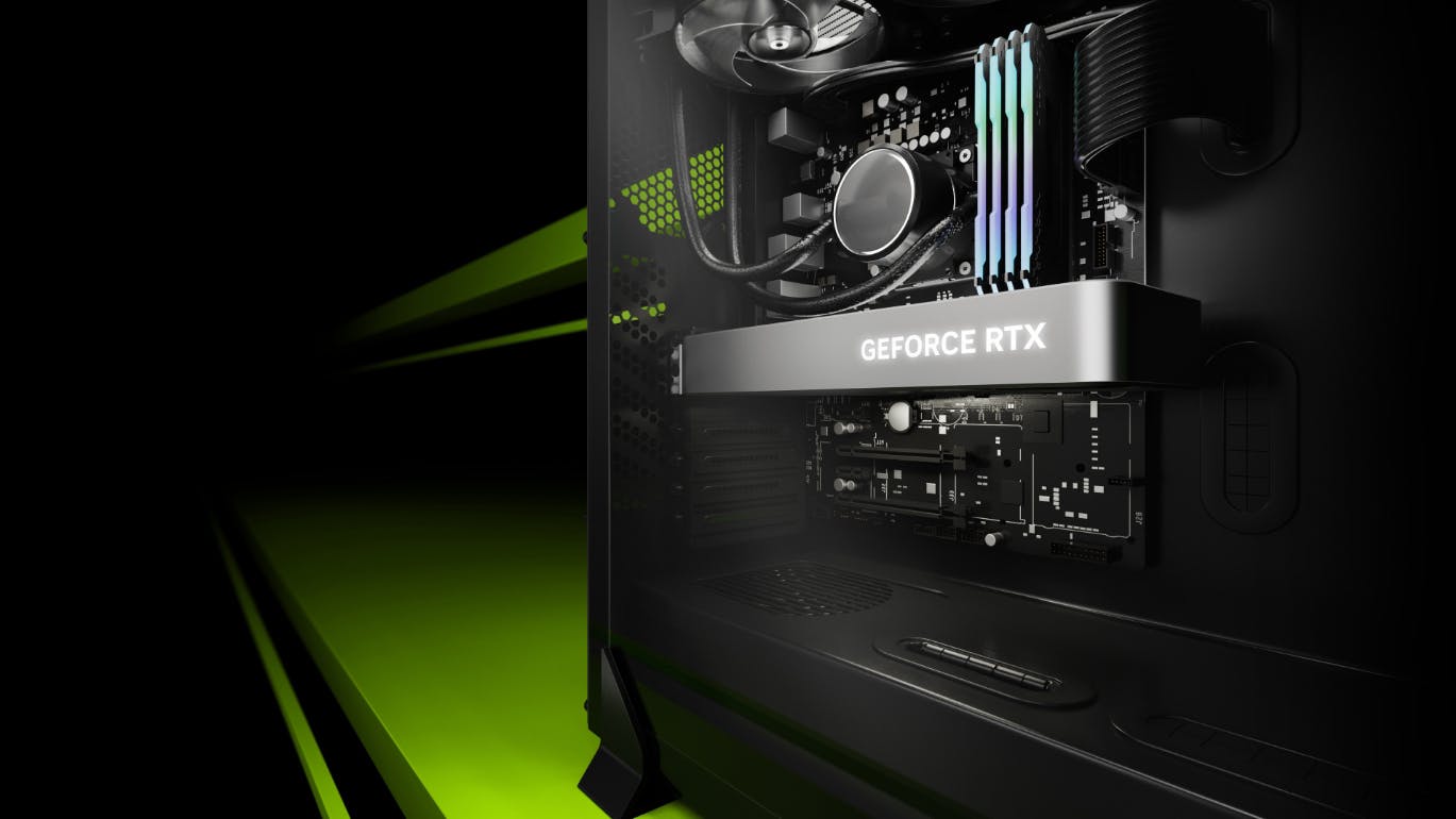 Render van een niet bestaande Founders Edition van Nvidia's GeForce RTX 4070 Ti-gpu.