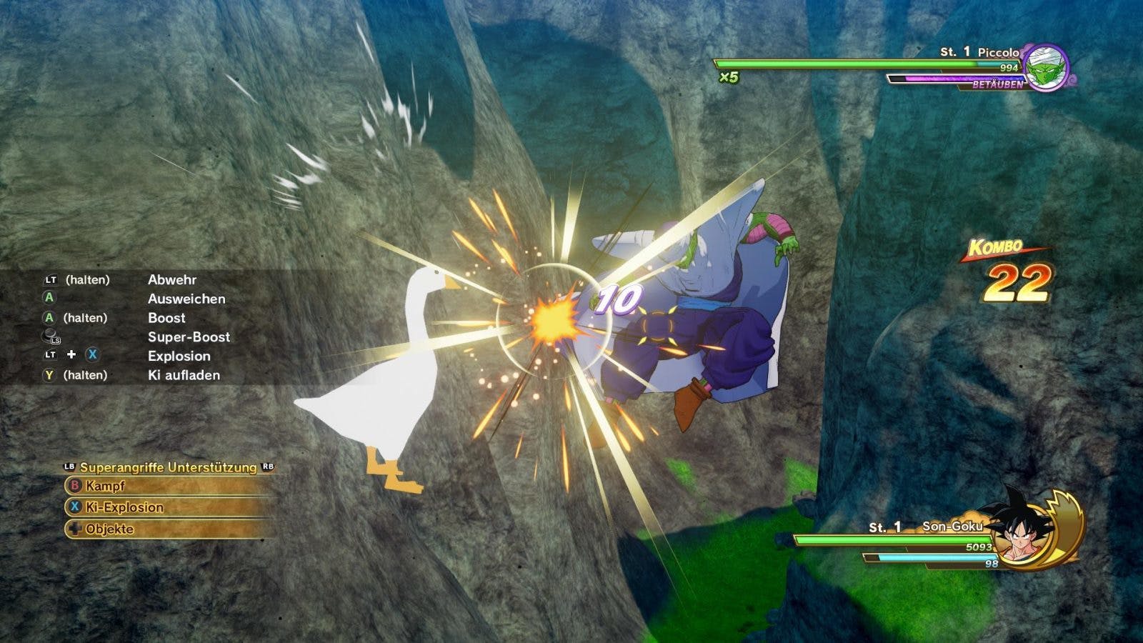 Goose als Goku