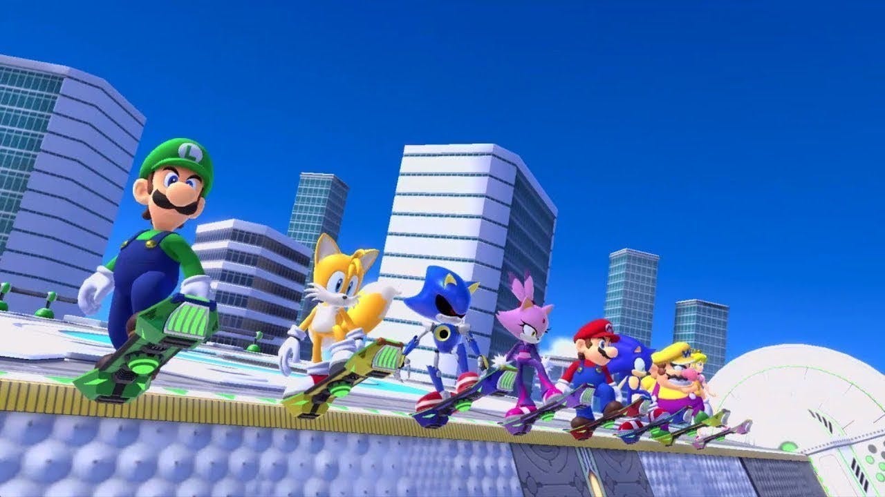 mario en sonic