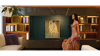 Is het een schilderij? Een spiegel? Nee, het is infraroodverwarming!