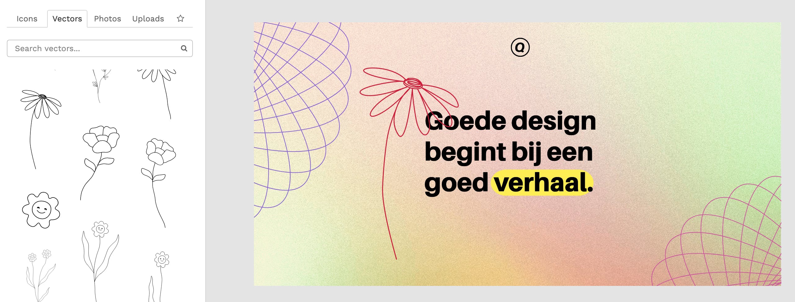 Vectoren blijven haarscherp, ongeacht de resolutie.