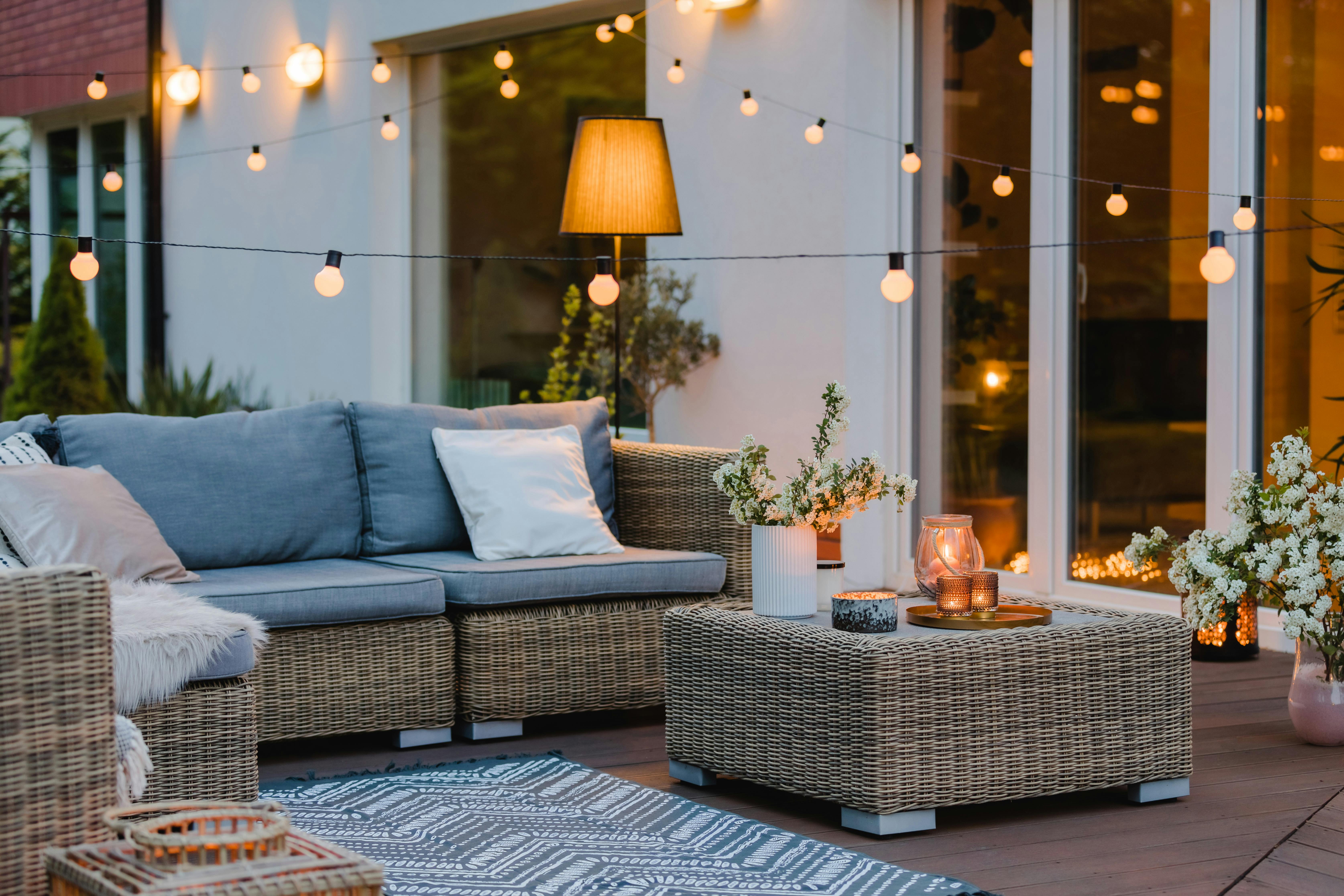 tuin verlichting loungeset