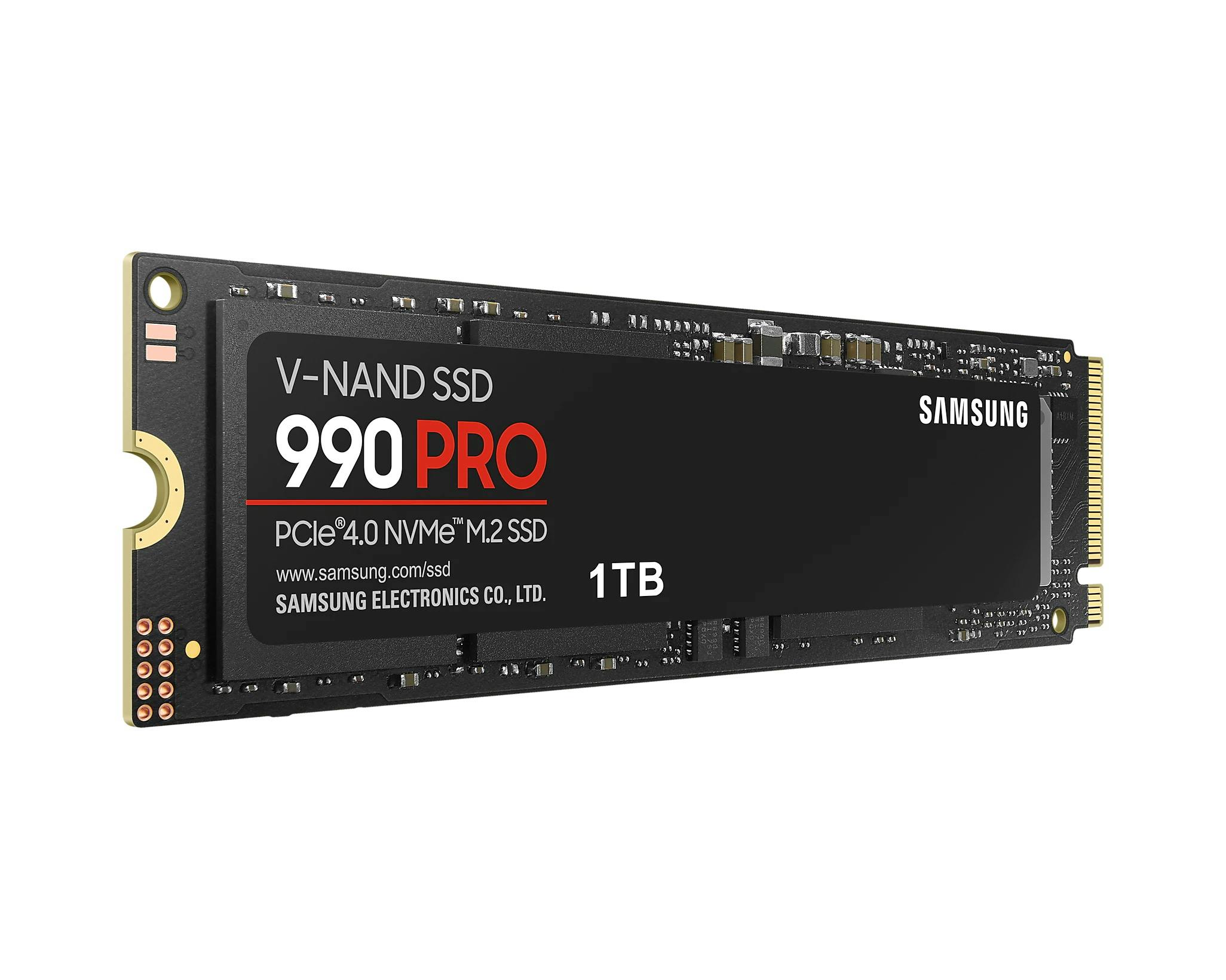 De Samsung 990 PRO SSD is een klassieke high-end ssd als we naar de opzet kijken.