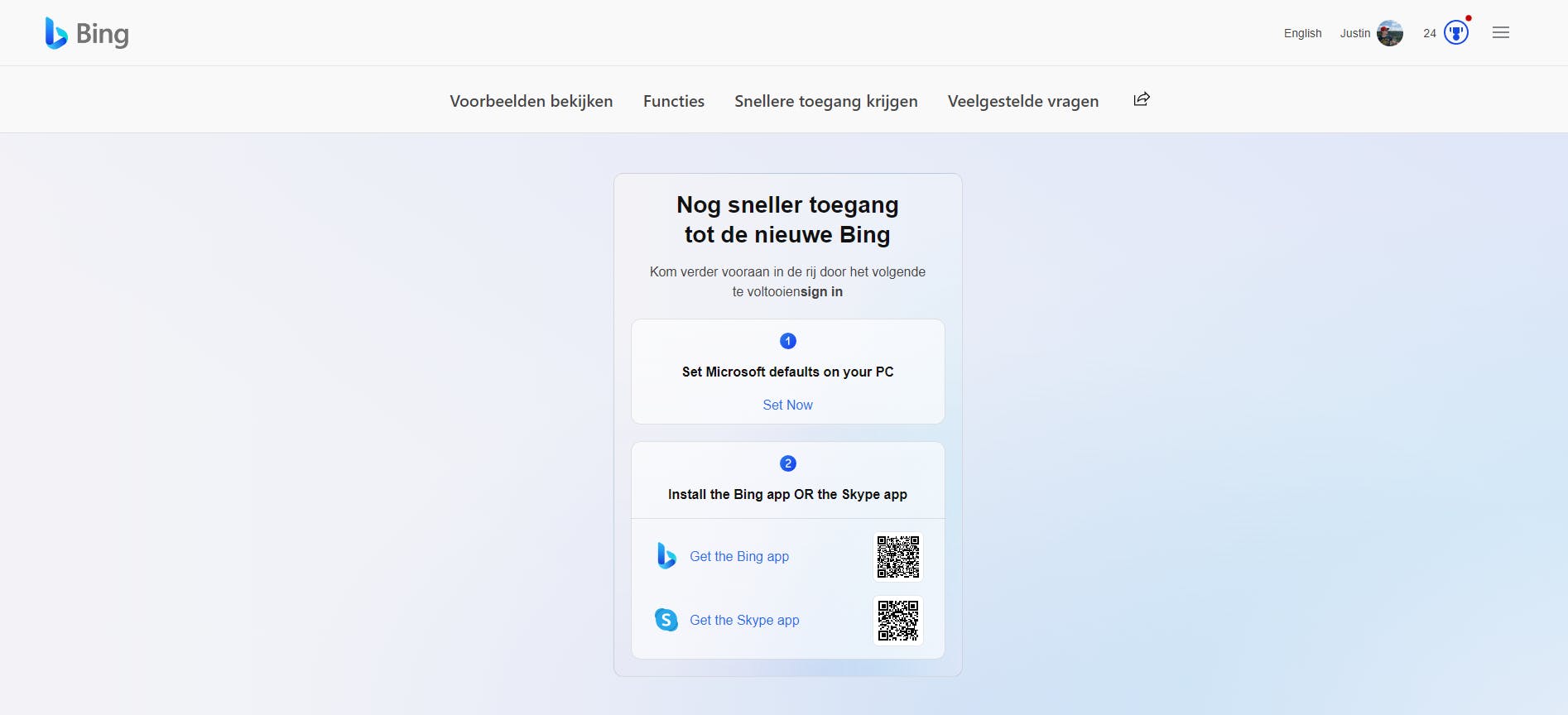 Wil je straks het nieuwe Bing als een van de eersten gebruiken, dan kun je je op de wachtlijst laten zetten.