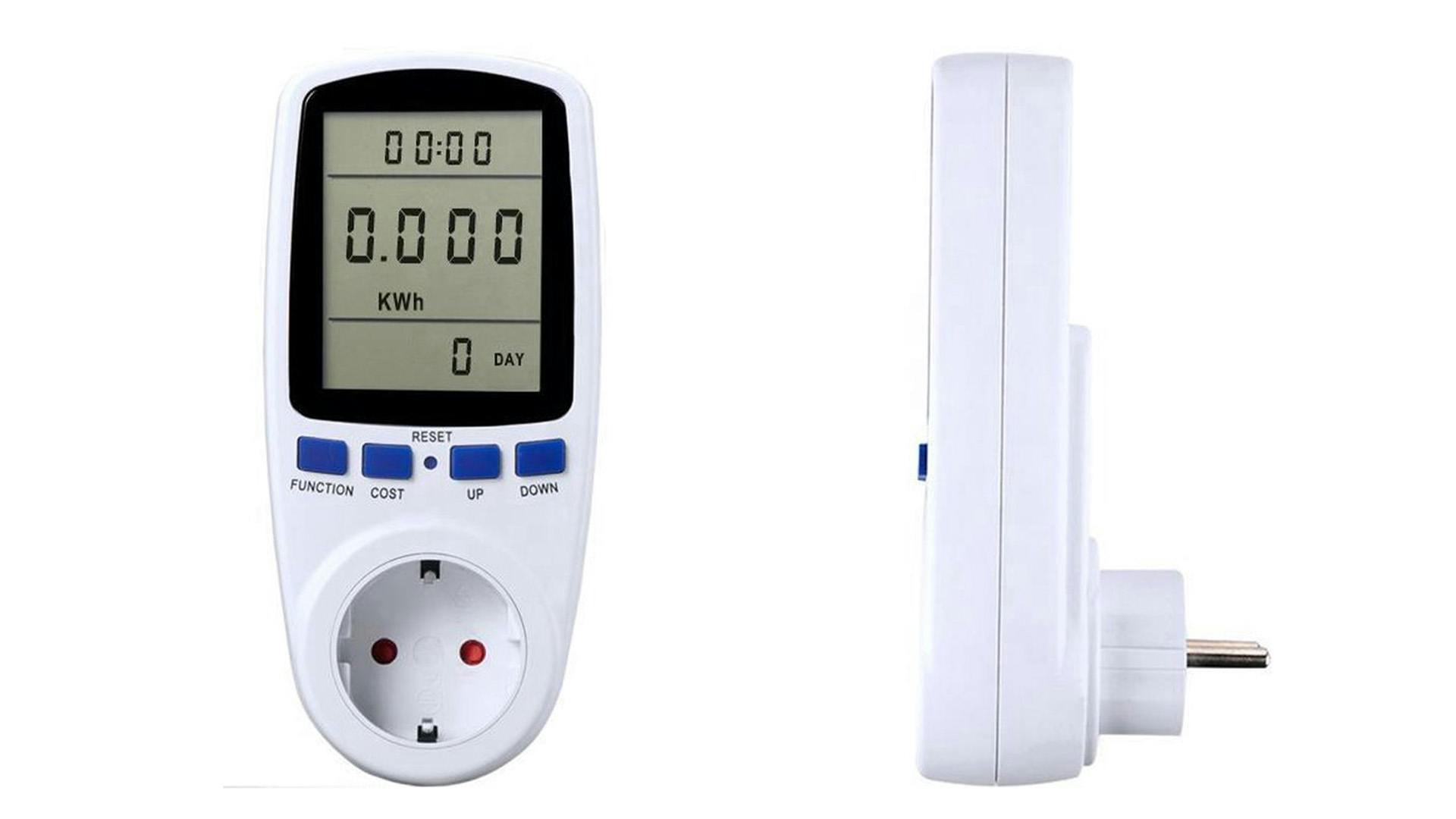 Met een energiemeter achterhaal je het verbruik en het sluipverbruik. | Foto LogiLink.com