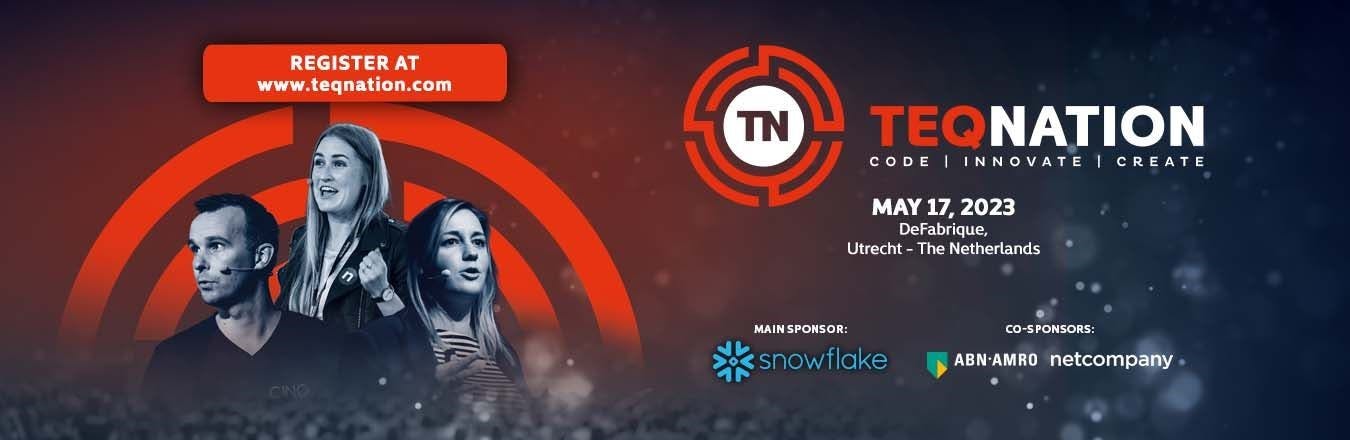 Bezoek TEQnation 2023: De developersconferentie van de toekomst!