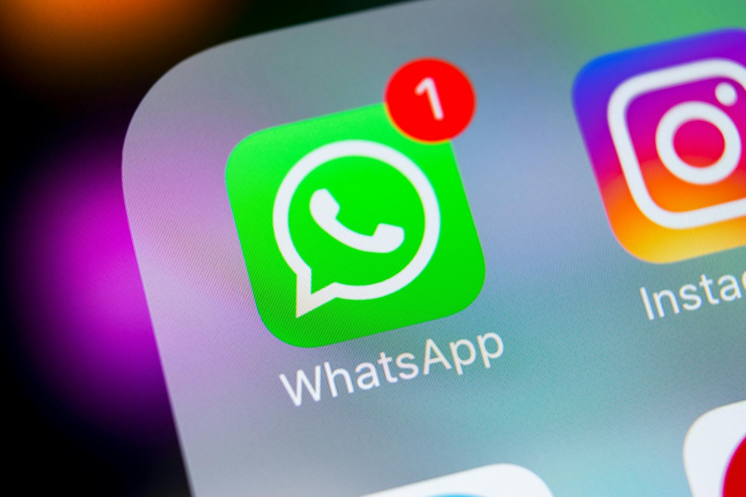 Nieuw bericht op WhatsApp