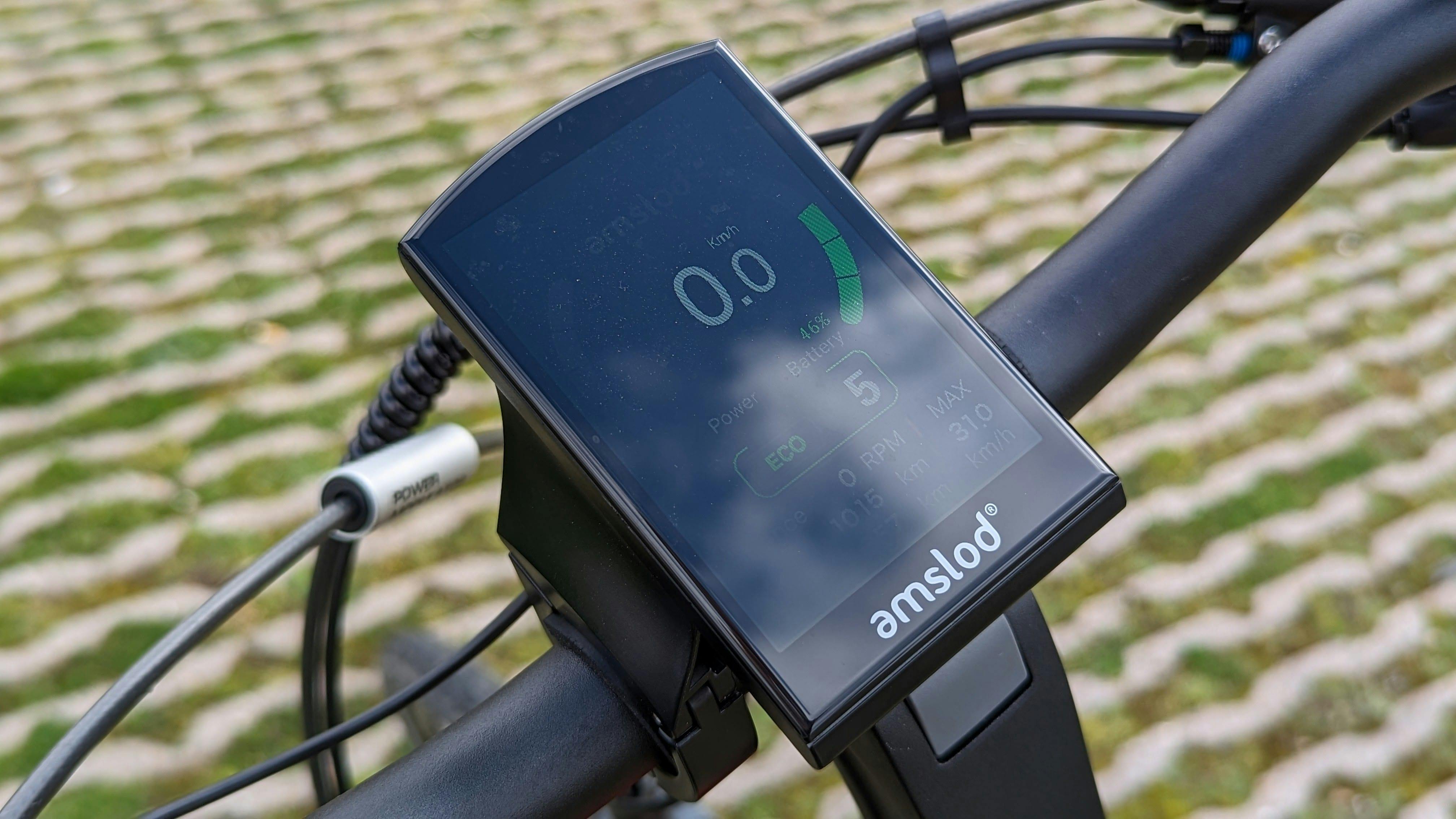 Het display is makkelijk te bedienen en erg duidelijk.