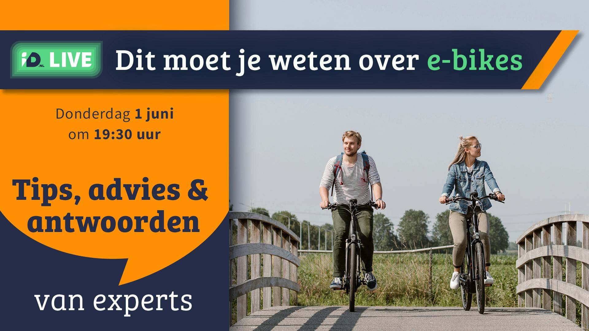 Wat wil jij weten over e-bikes? Meld je nu aan voor de gratis livestream!