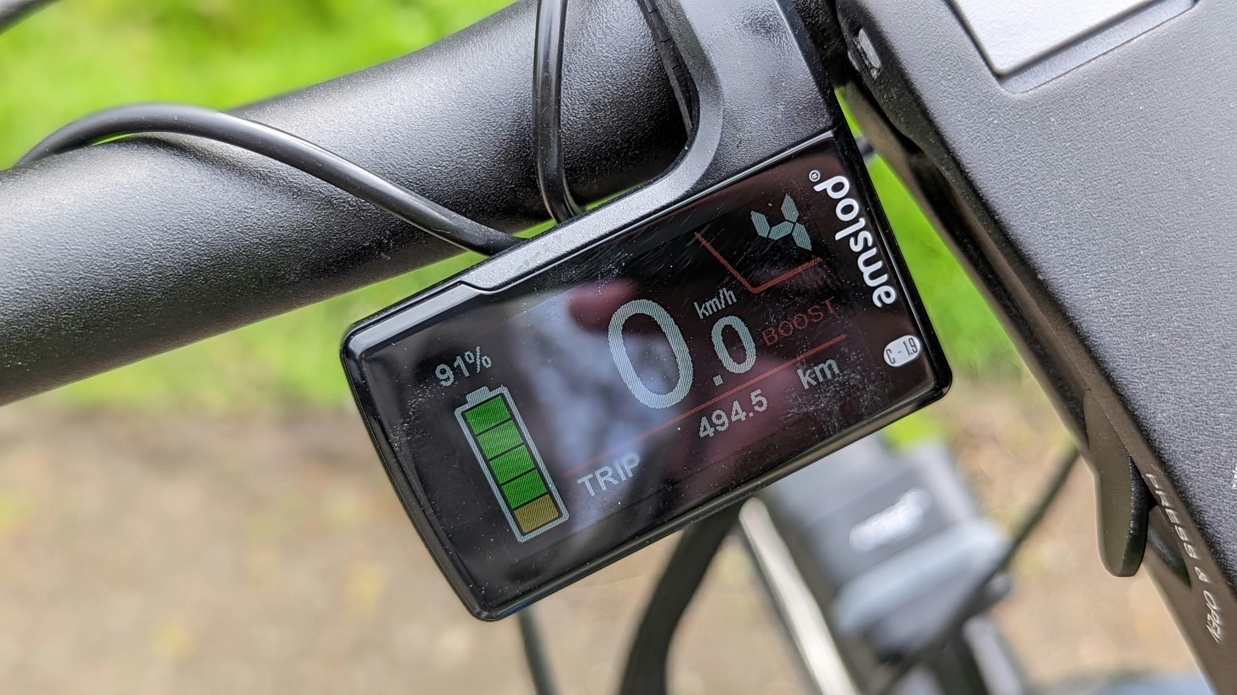 Het display bleek in praktijk niet altijd even praktisch.