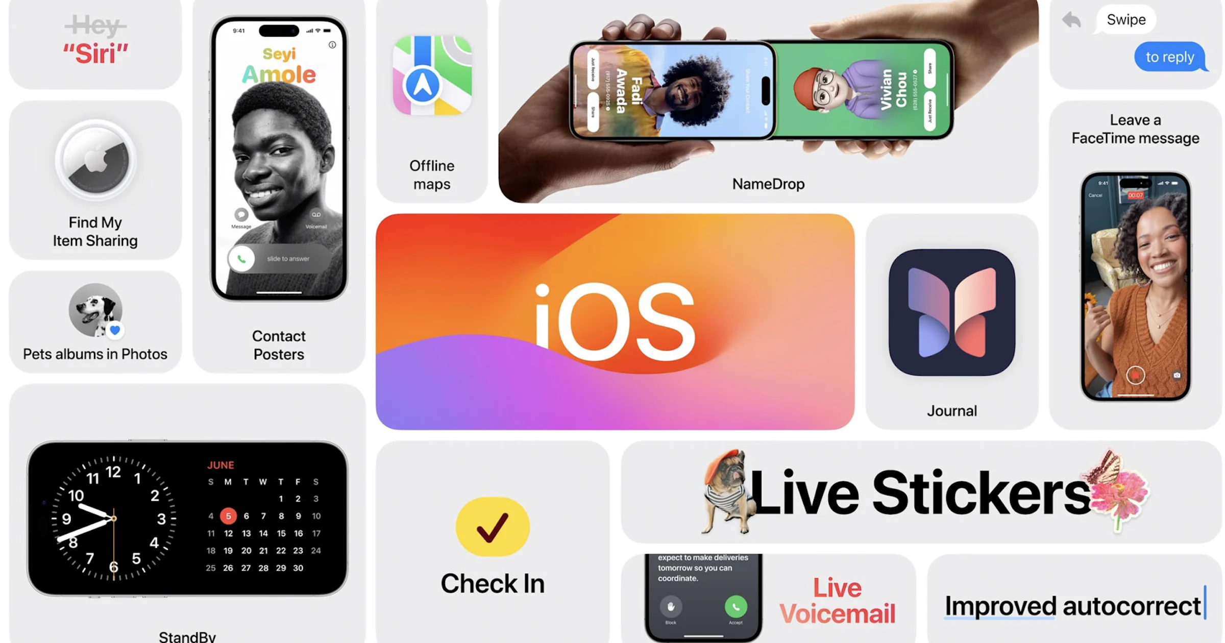 iOS 17, iPadOS 17, watchOS 10 en tvOS 17 aangekondigd: dit is er nieuw