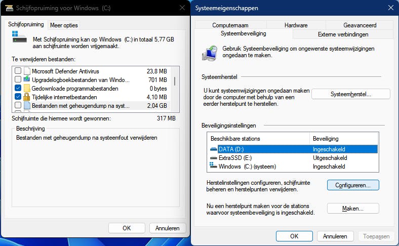 Opgeruimd staat netjes (en vergt weinig moeite met Schijfopruiming).