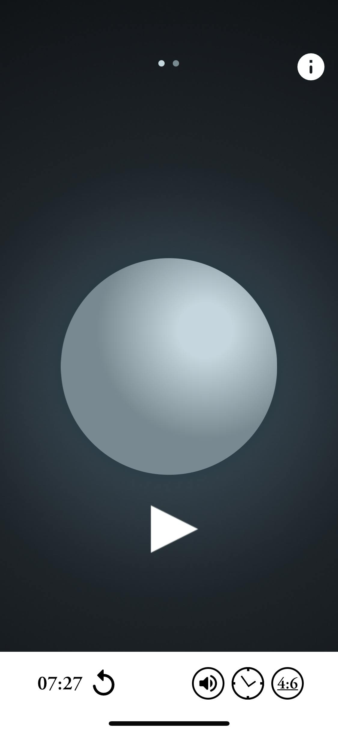 App voor begeleide ademhaling