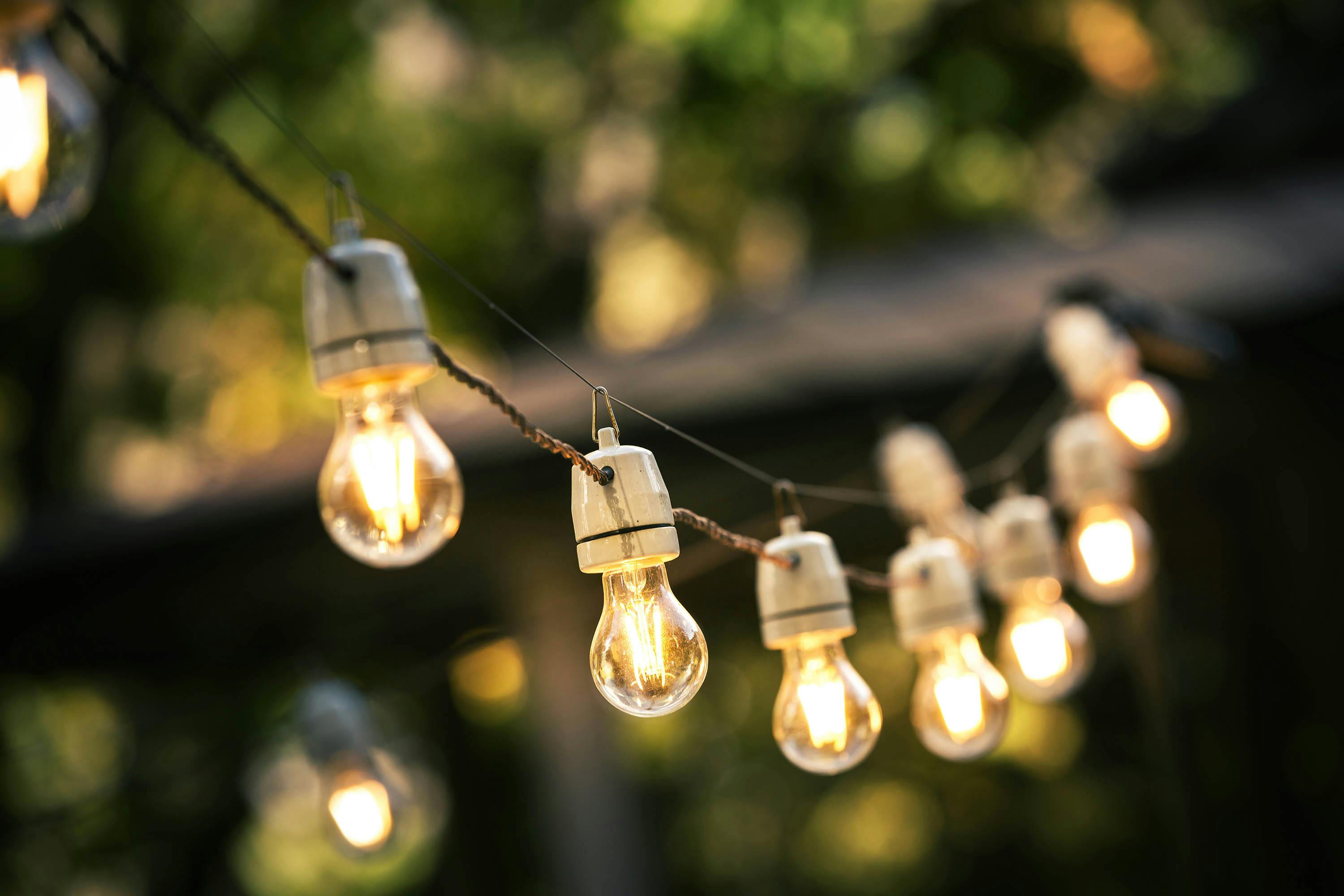 tuin verlichting slinger