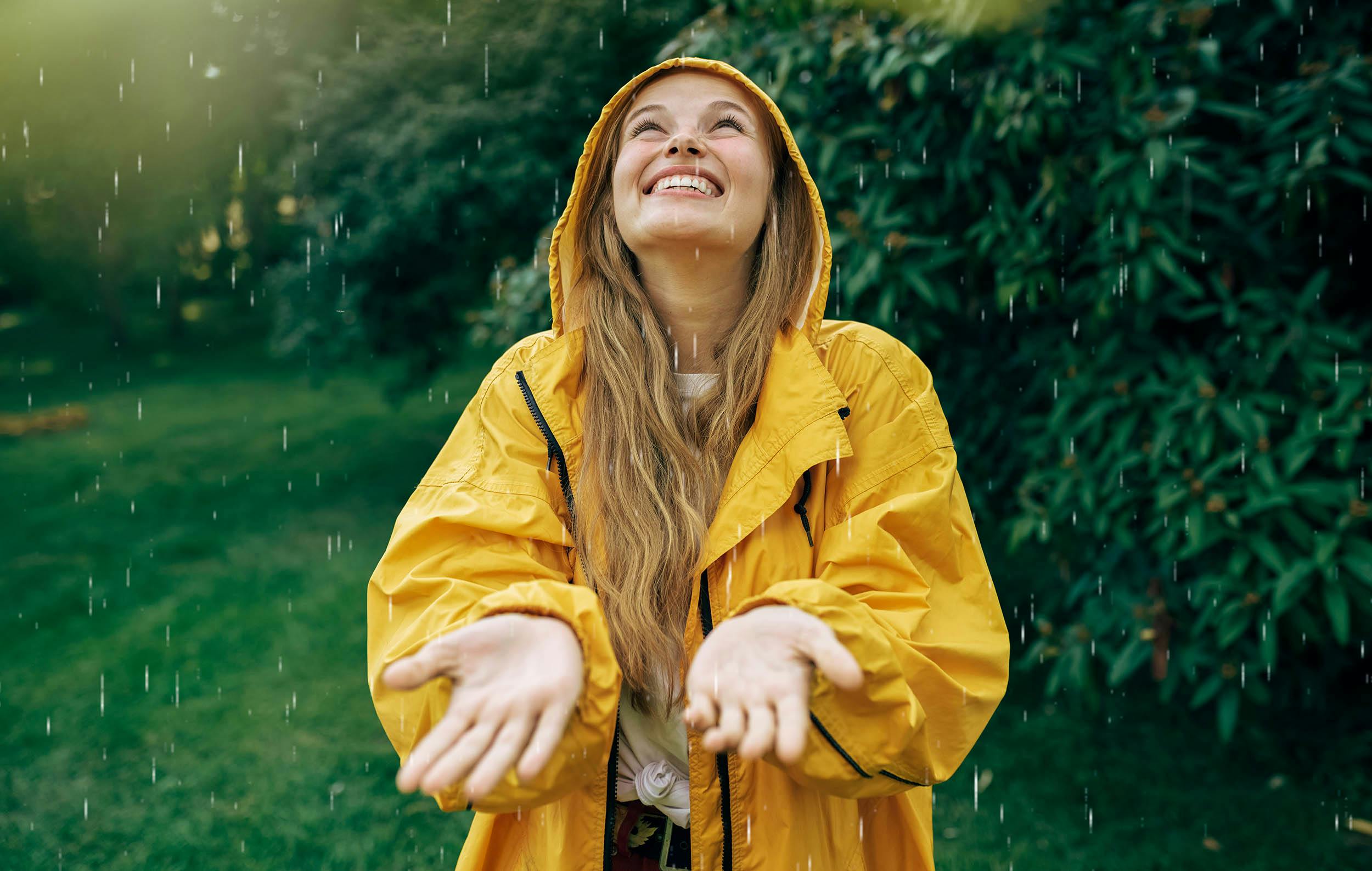 regenjas schoonmaken