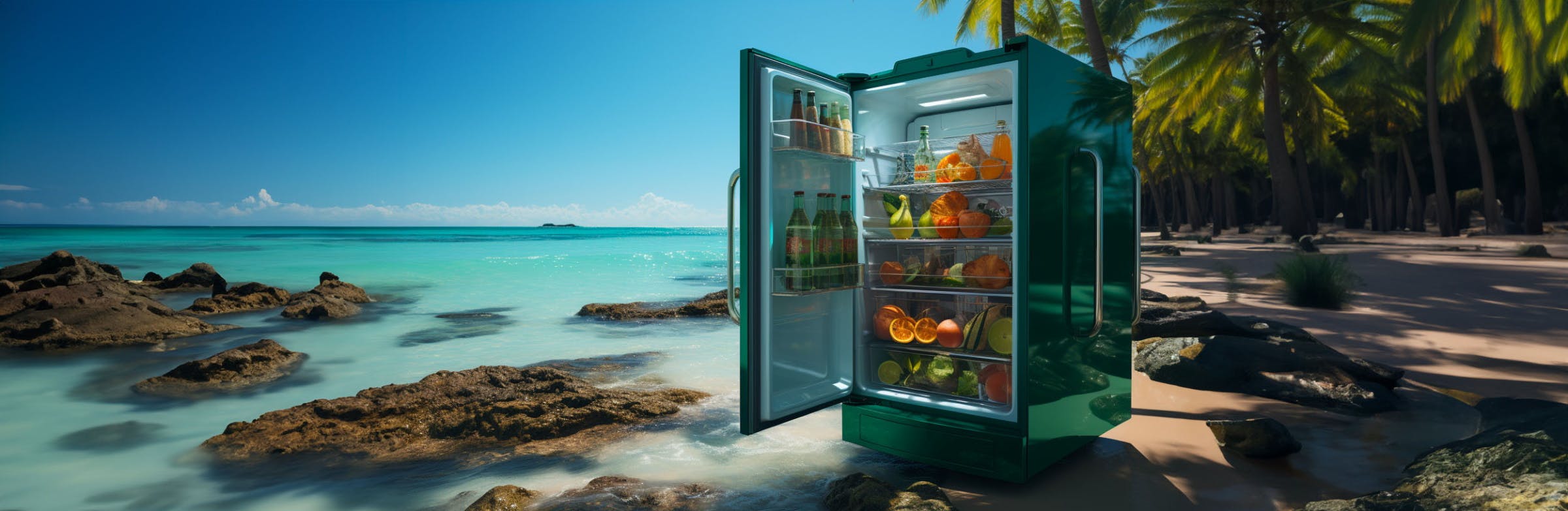 Koelkast op vakantie