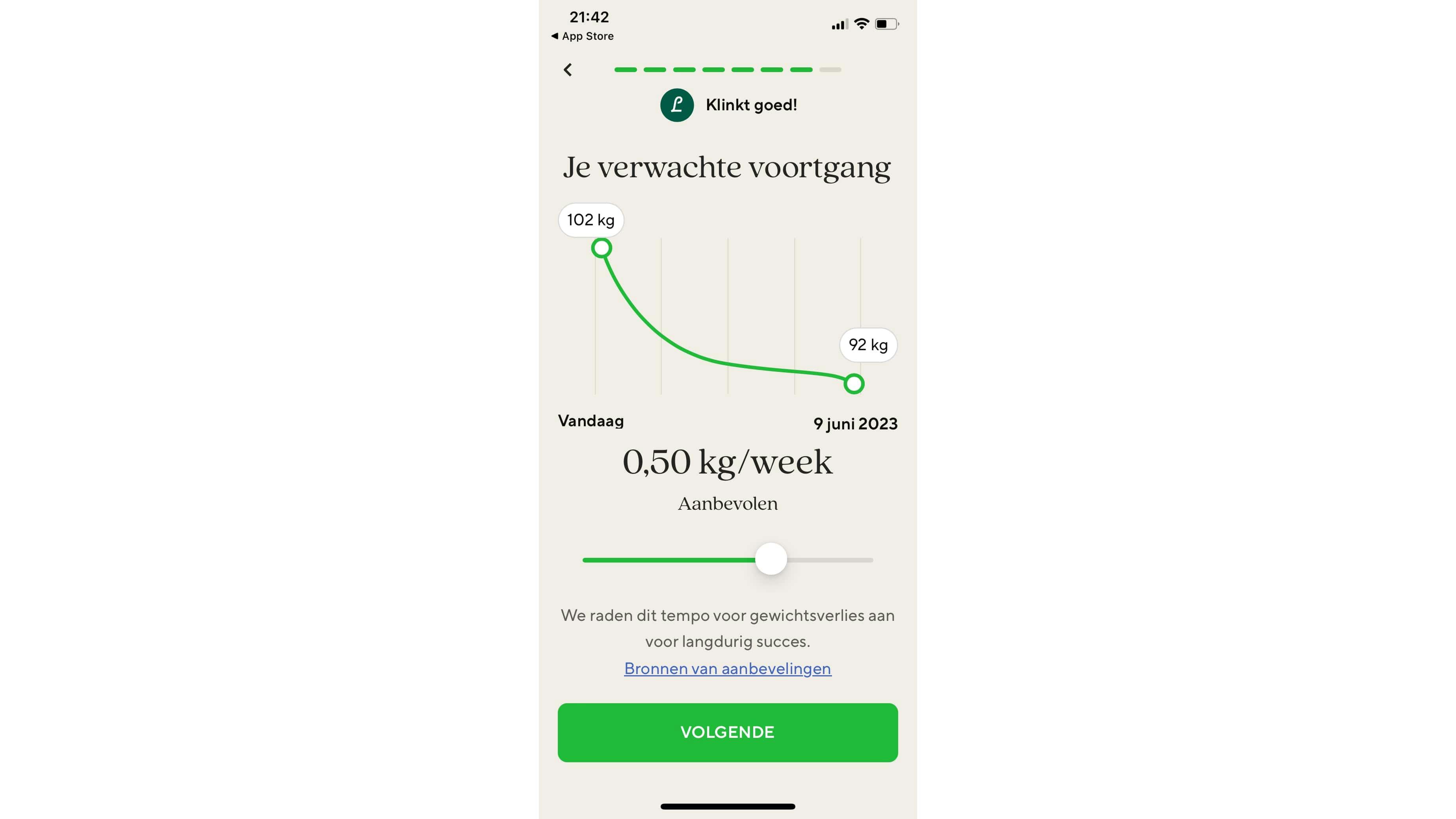 Begin met een realistische en verantwoorde planning.
