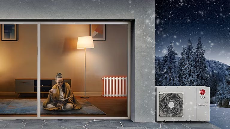 Monoblock warmtepomp van LG