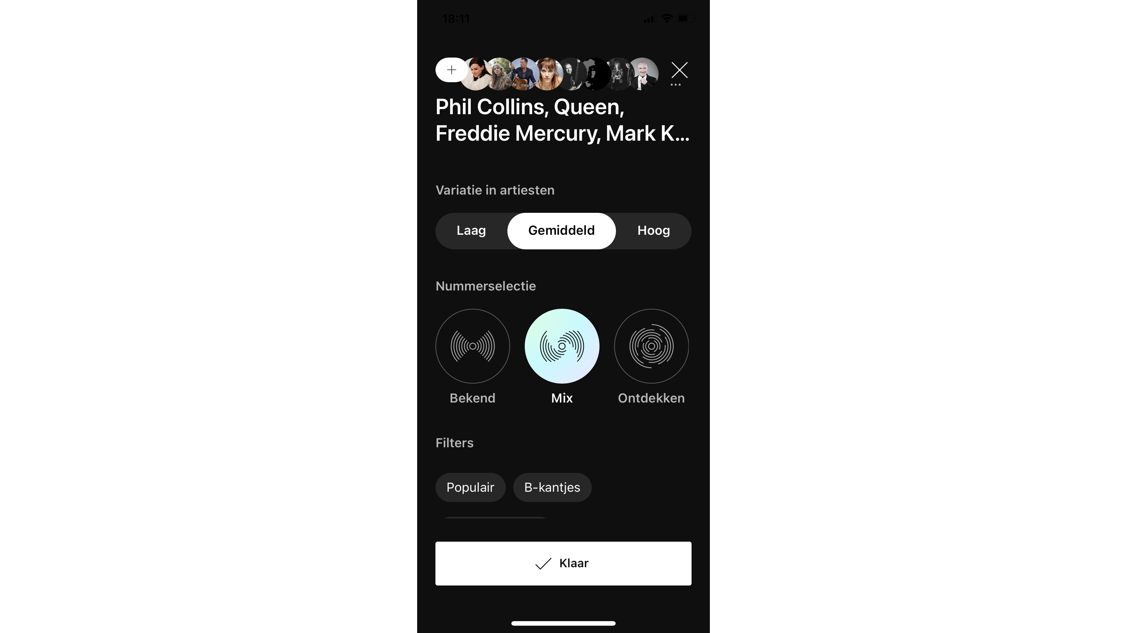 Hoe sterk is de variatie die je wilt horen?