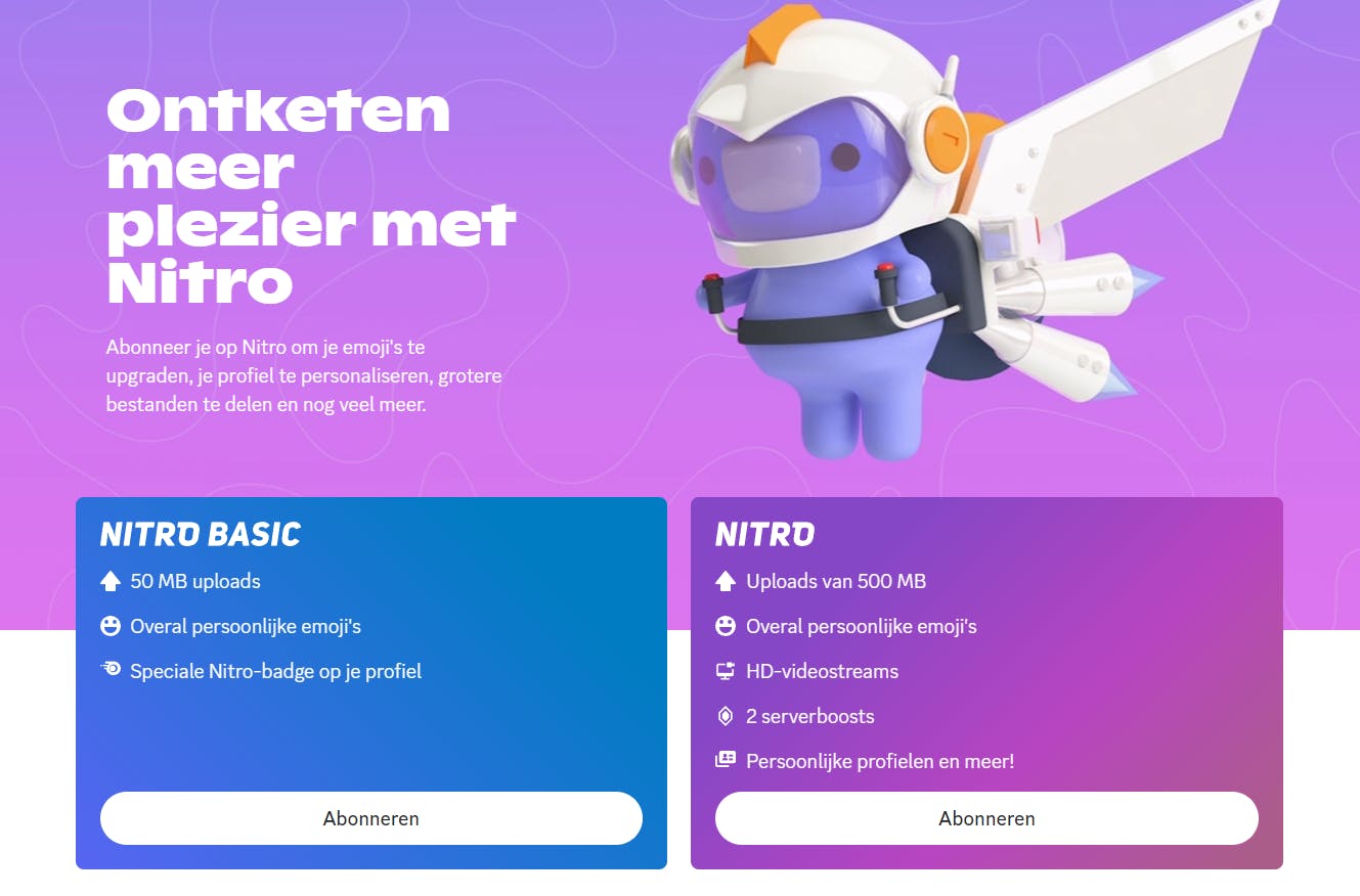 Discord Nitro biedt een aantal handige extra functies.