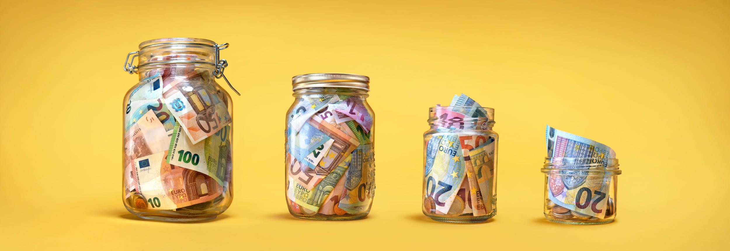 Potjes met geld