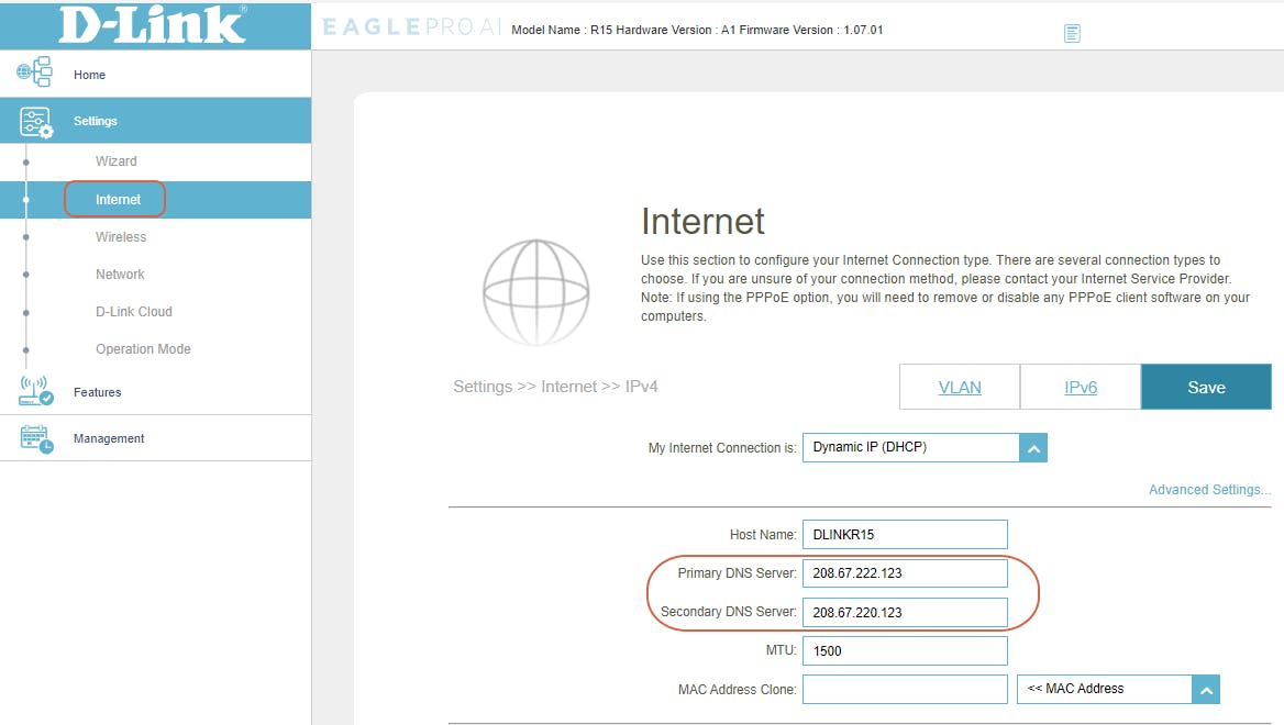 In elke router kun je de DNS-serveradressen aanpassen, maar het is soms even zoeken.