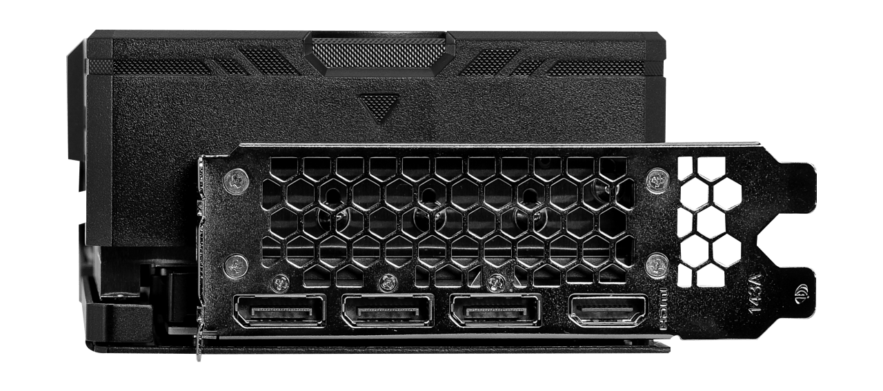 De RTX 4070-kaarten zijn voorzien van drie keer DisplayPort 1.4 en HDMI 2.1.