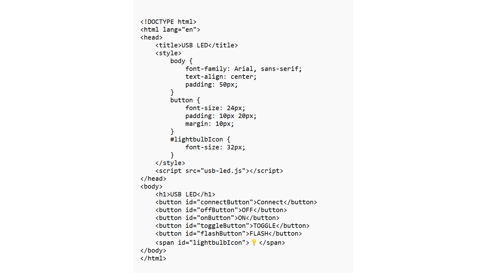 De code kun je downloaden van deze pagina en daarna vanuit een programma als Kladblok overnemen.