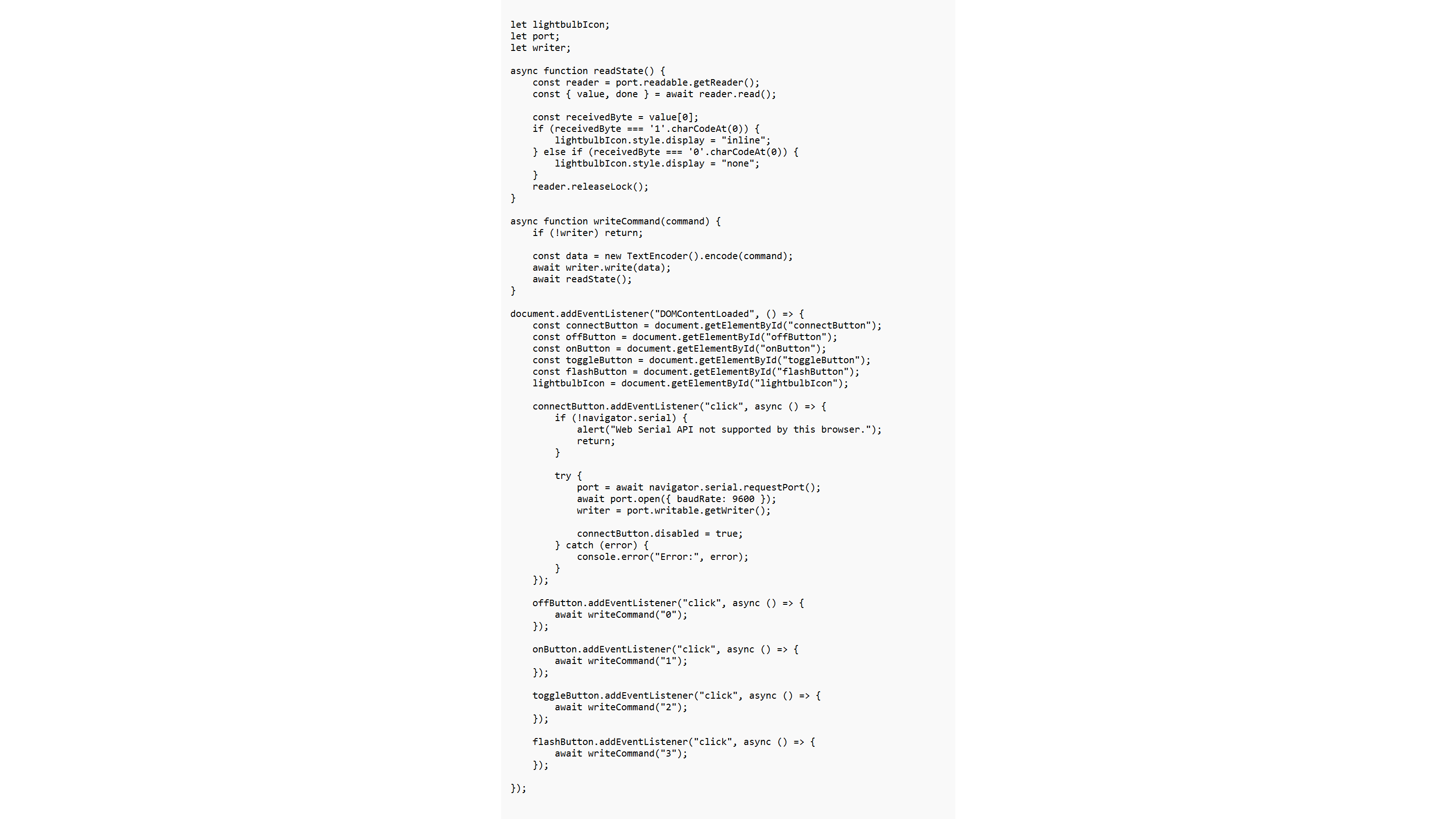 De code kun je downloaden van deze pagina en daarna vanuit een programma als Kladblok overnemen.