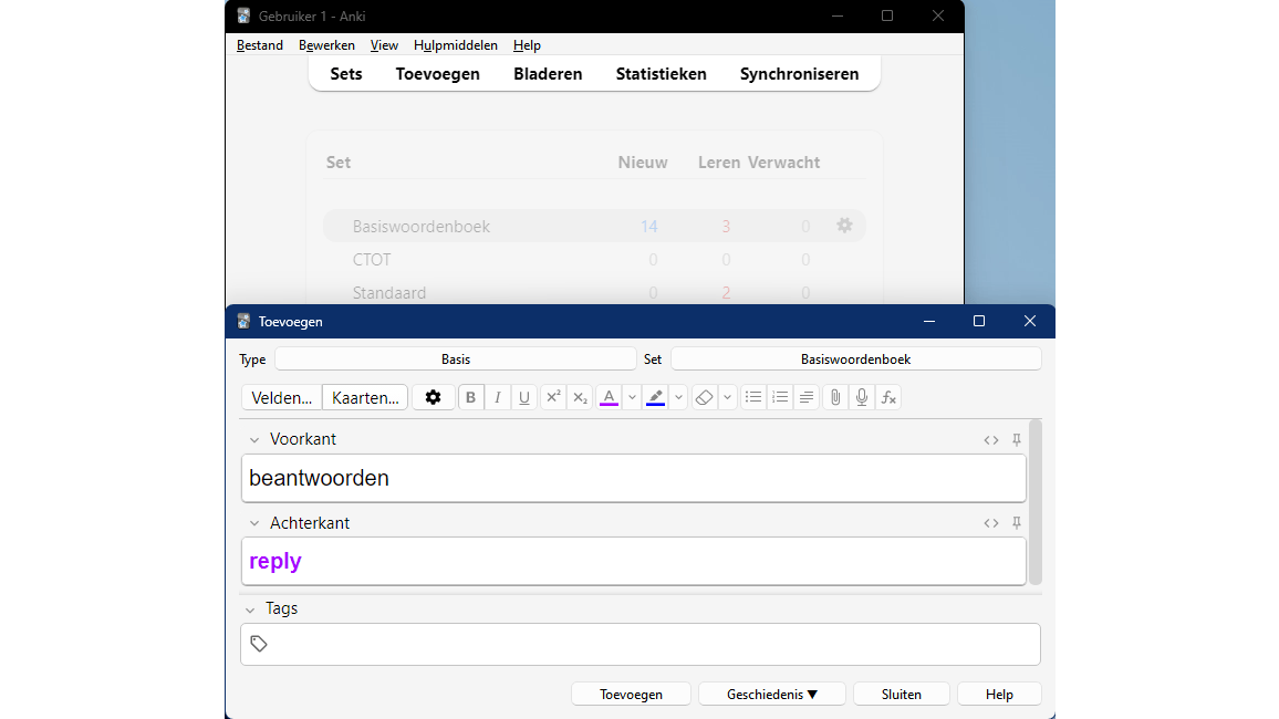 Sneller leren en beter onthouden met behulp van ANKI’s flashcards.