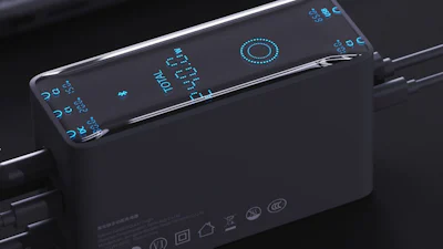 IFA 2023: 240 Watt 5-poorts snellader met display en app-bediening