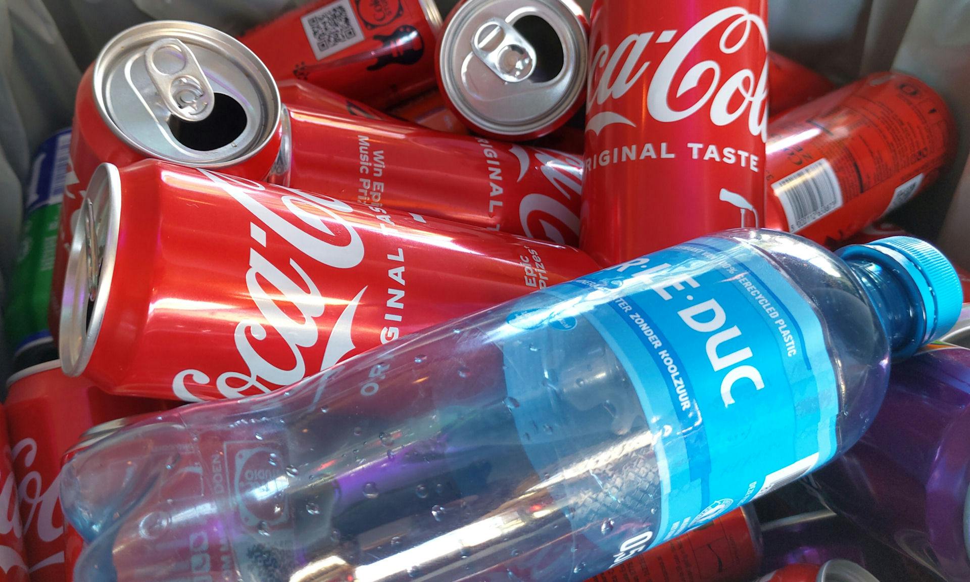 Inzameling voor blikjes en plastic flesjes teleurstellend