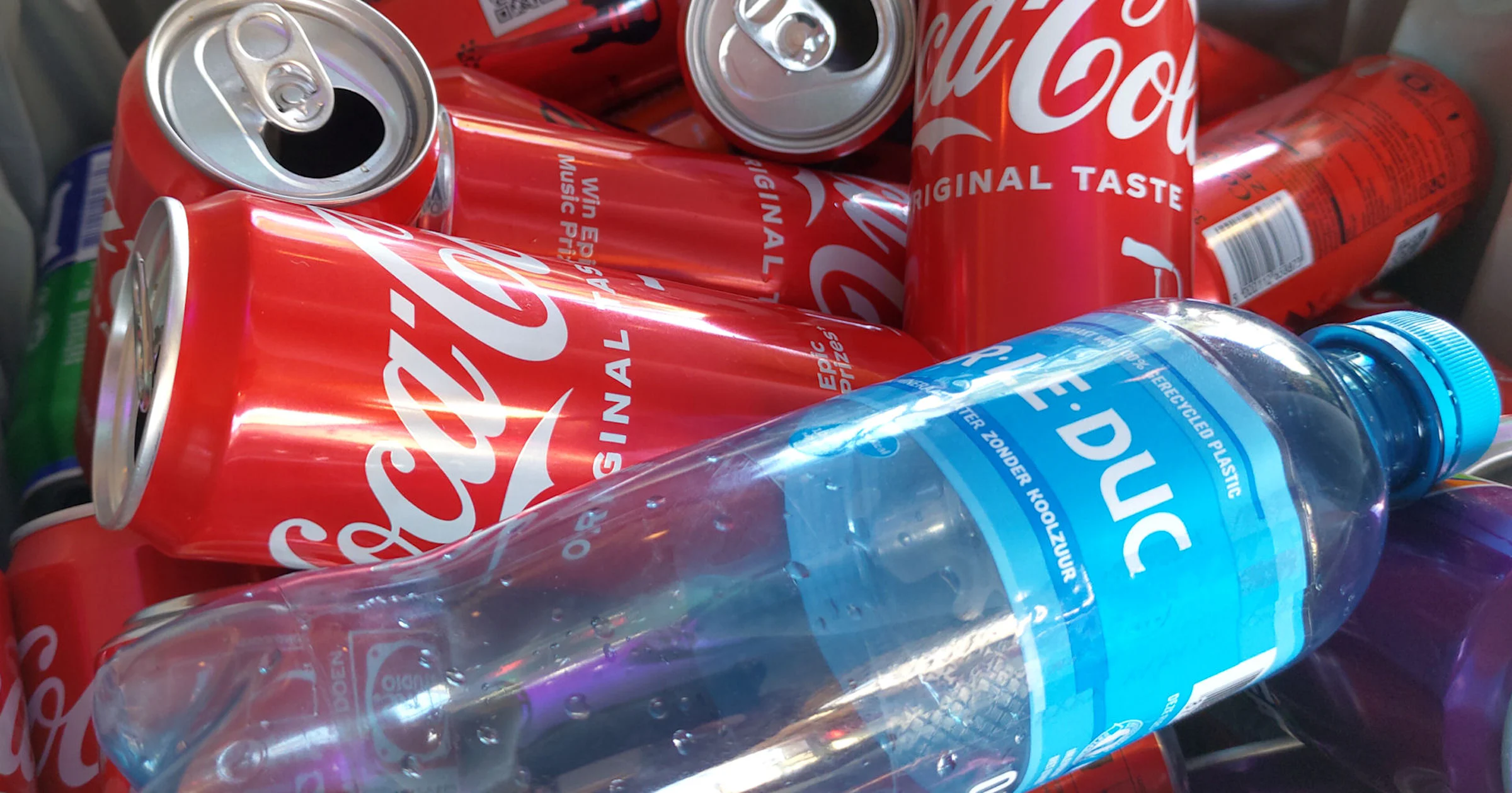 Inzameling voor blikjes en plastic flesjes teleurstellend