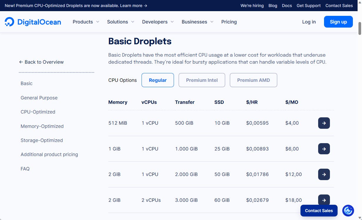Een VPS vind je bij DigitalOcean onder de naam droplet.