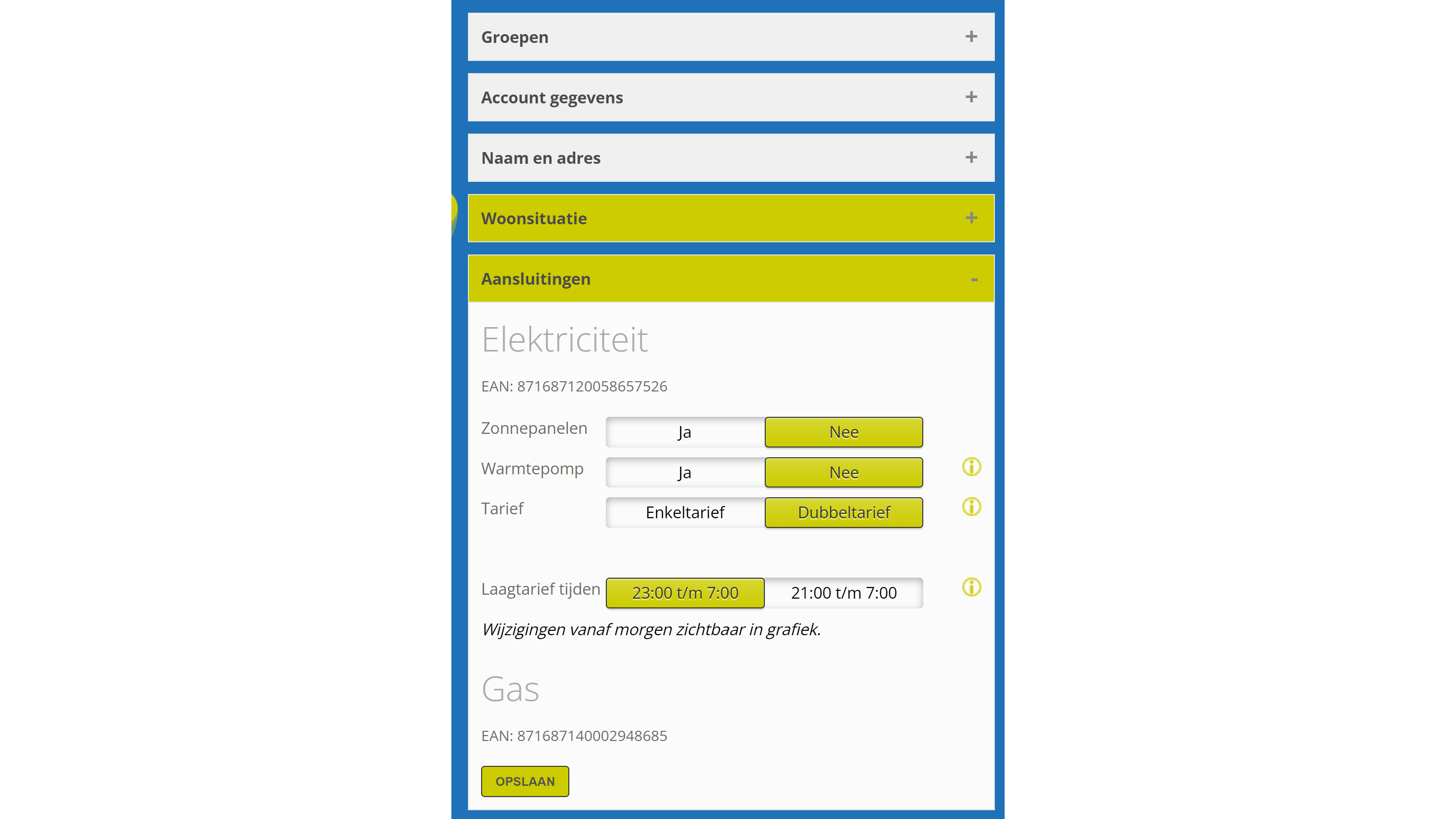 Geef zoveel mogelijk informatie op.