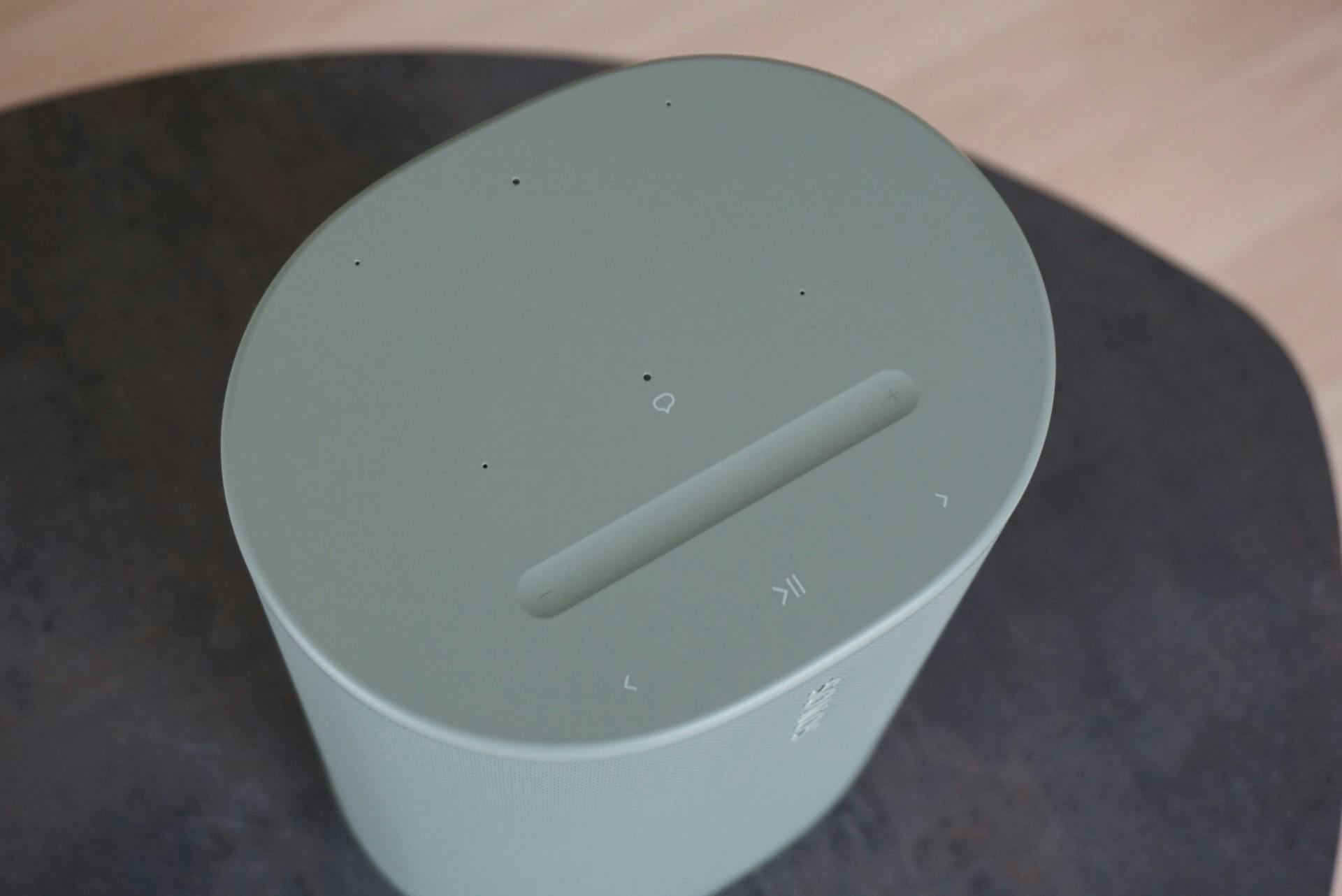 De aanraakgevoelige balk om het volume te veranderen