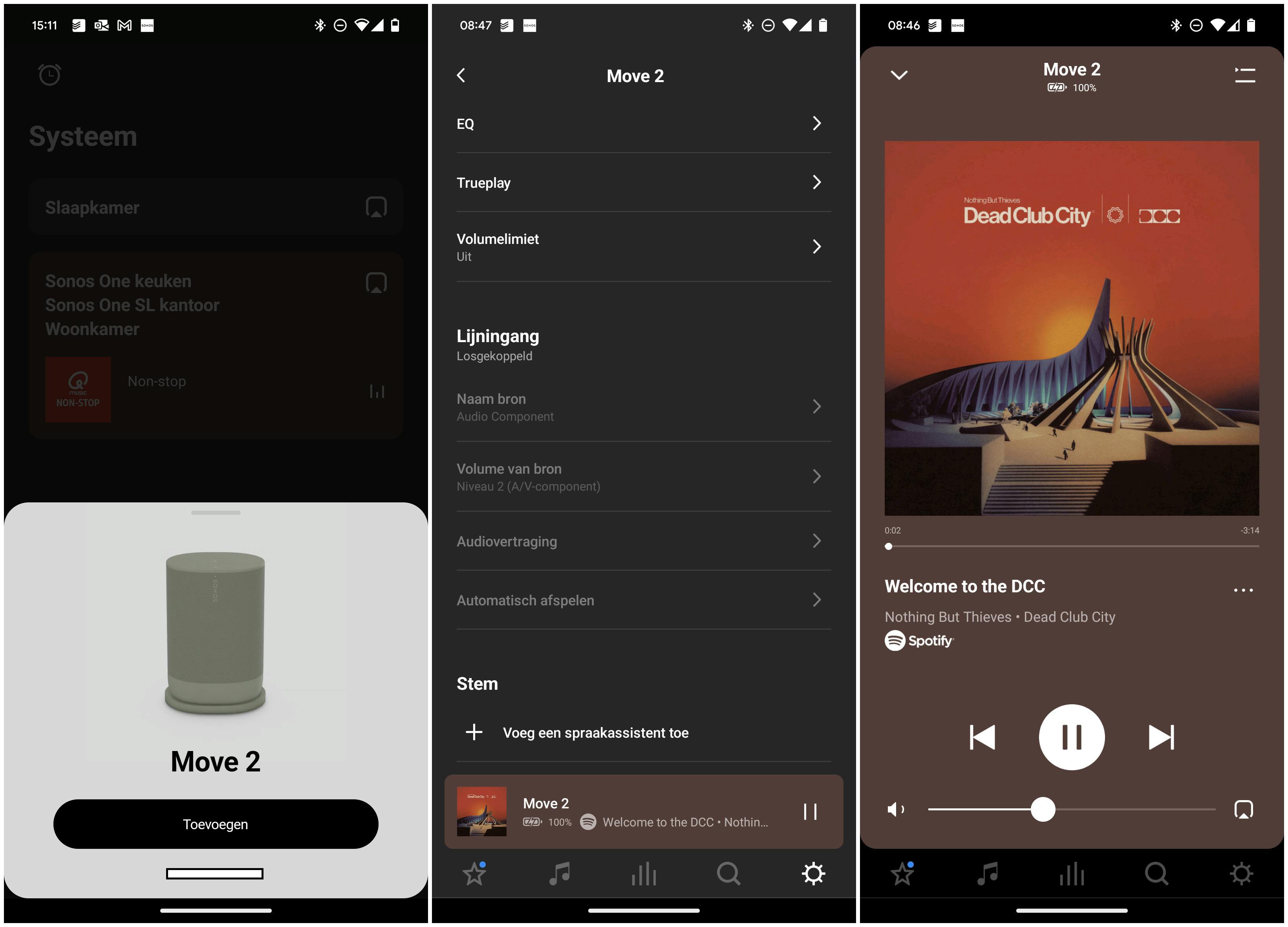 De Sonos-app is erg gebruiksvriendelijk