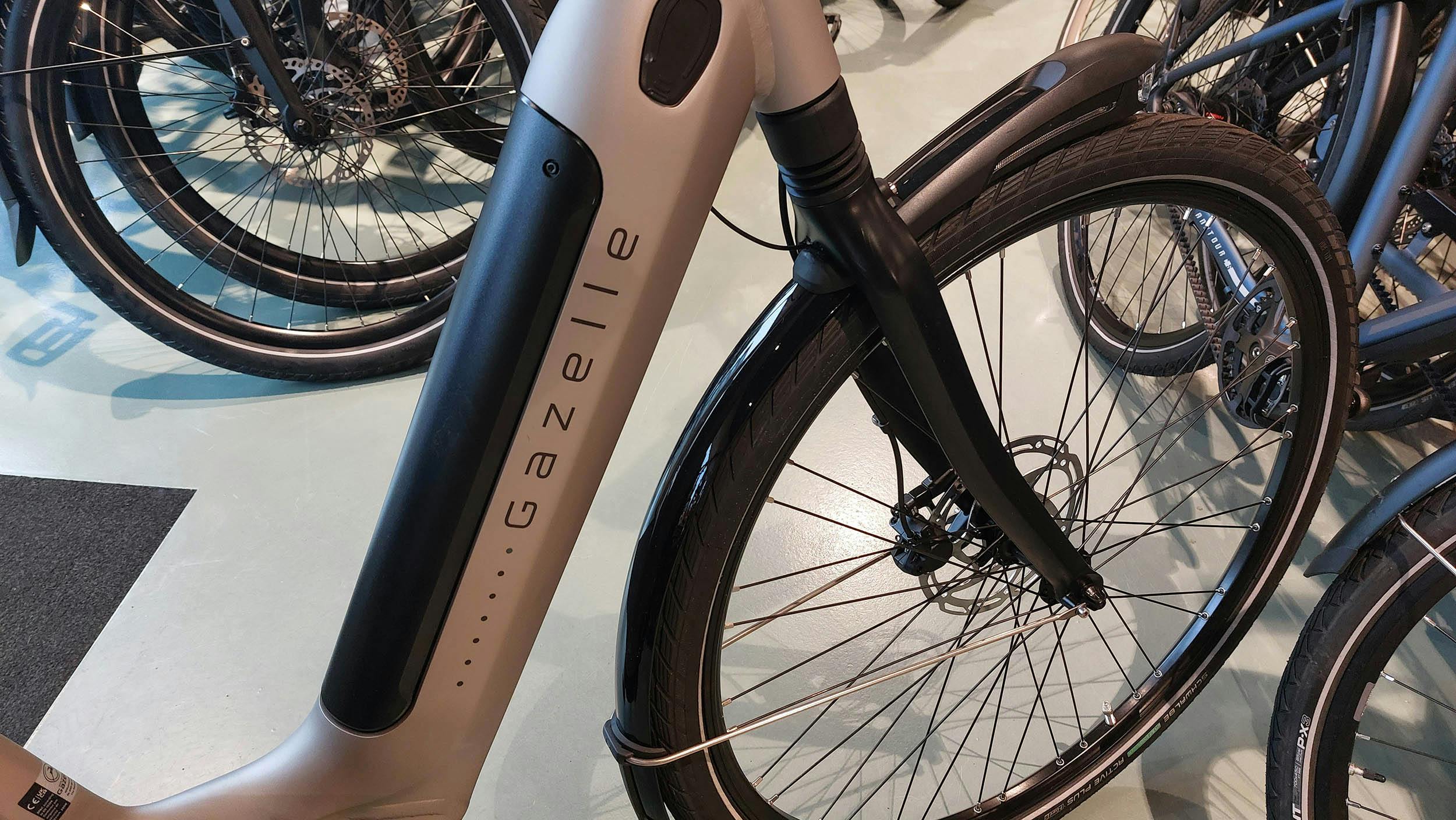 E-bike met intube-accu