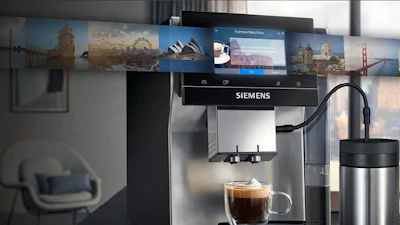 Wat een keus: met de Siemens TP705R01 proef je tot 29 koffiespecialiteiten!