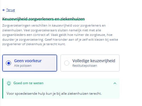 Zorgverzekeringvergelijker Kieskeurig.nl