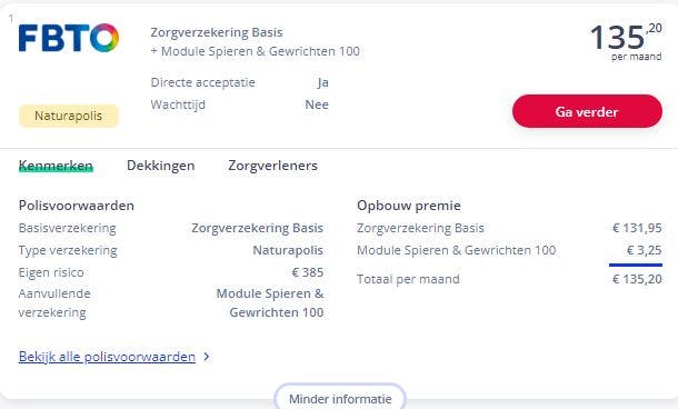 Zorgverzekeringvergelijker Kieskeurig.nl