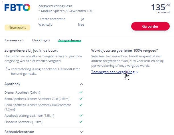 Zorgverzekeringvergelijker Kieskeurig.nl